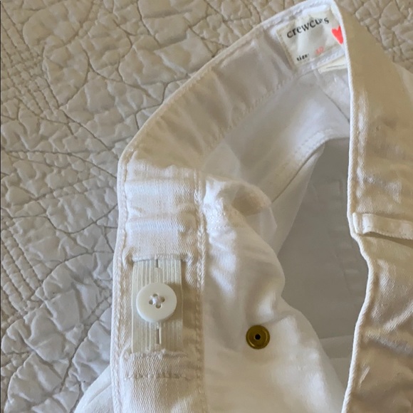 Crewcuts White Girls Denim Skirt Size 10 - Picture 5 of 6